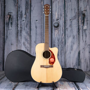 Fender CD-140SCE Dreadnought Acoustic/Electric Guitar, Natural, case