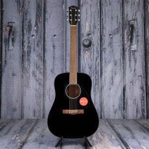 Fender CD-60 Dreadnought V3 Acoustic Guitar, Black, front