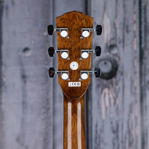 Fender CD-60 Dreadnought V3 Acoustic Guitar, Natural, back headstock