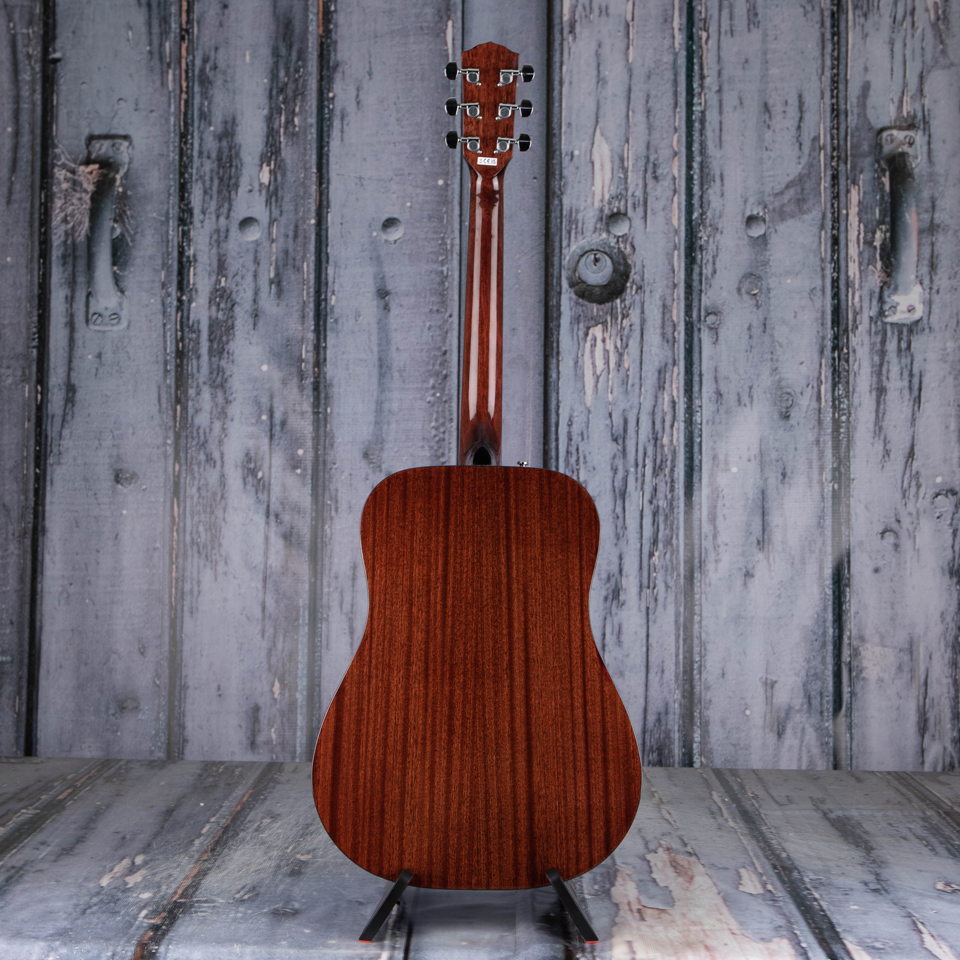 Fender CD-60S Dreadnought Acoustic Guitar, All-Mahogany, back