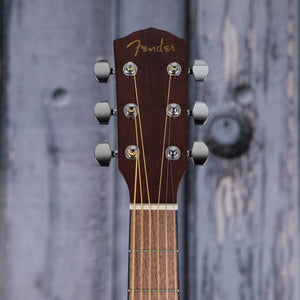 Fender CD-60S Dreadnought Acoustic Guitar, All-Mahogany, front headstock