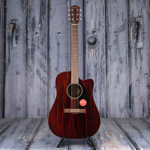 Fender CD-60SCE Dreadnought Acoustic/Electric Guitar, All-Mahogany, front