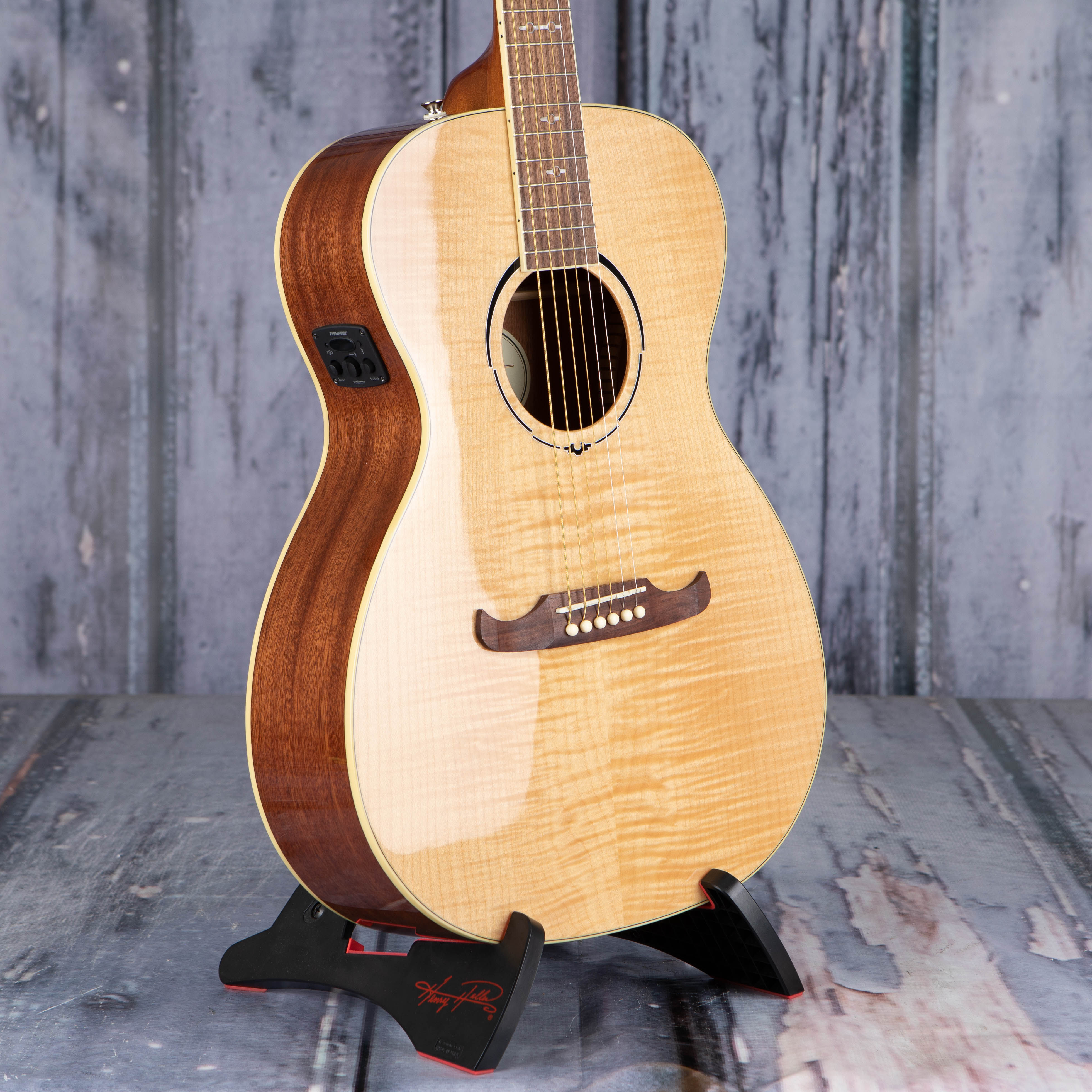 Fender FA-235E Concert Acoustic/Electric Guitar, Natural, angle