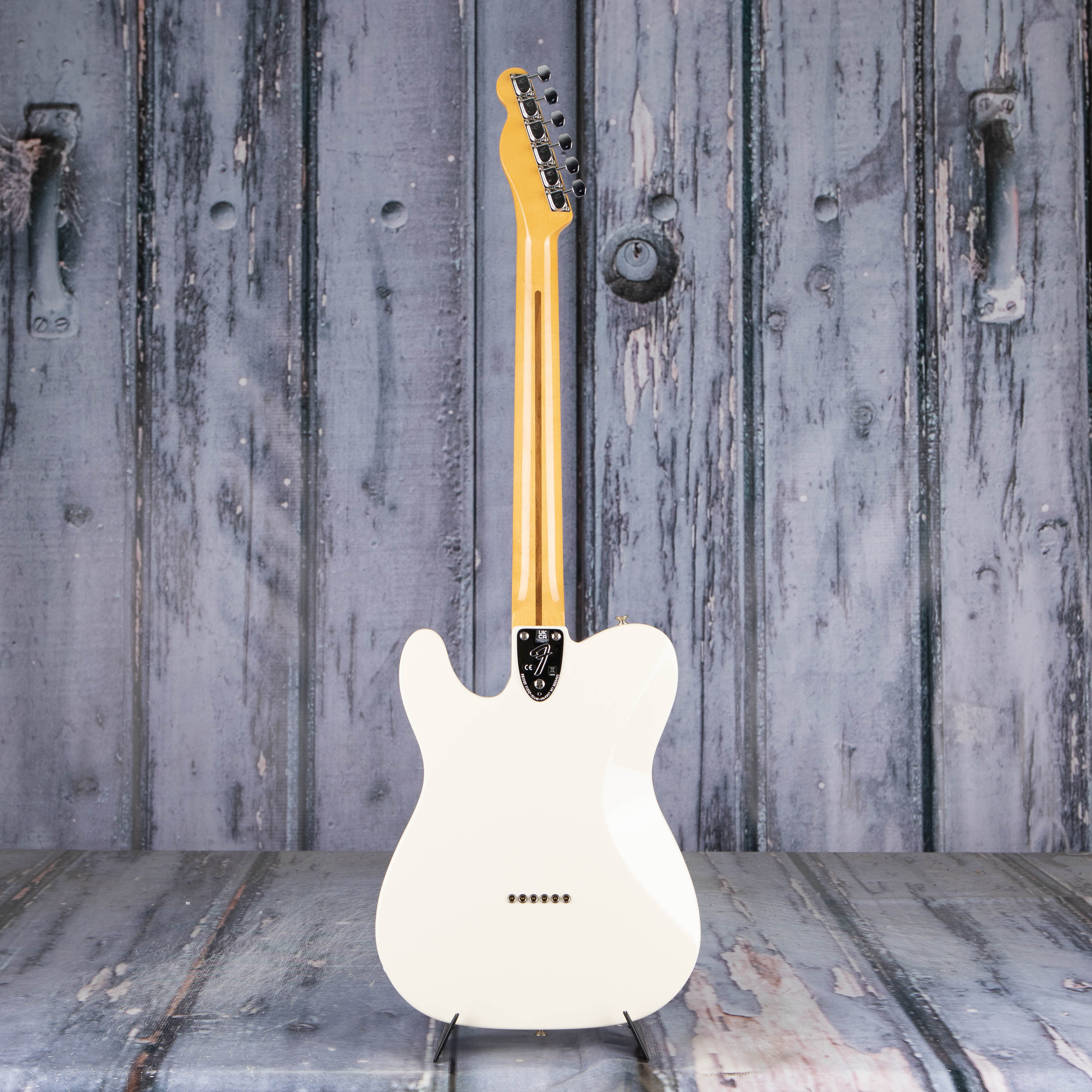 Fender Limited Edition American Vintage II 1977 Telecaster Custom Electric Guitar, Olympic White, back