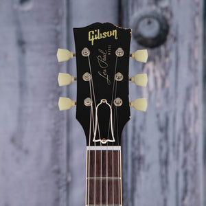 Gibson Custom Shop 1959 Les Paul Standard Murphy Lab Light Aged Electric Guitar, Royal Tea Burst, front headstock