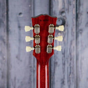Gibson Custom Shop 1960 Les Paul Standard Murphy Lab Ultra Light Aged Electric Guitar, Orange Lemon Fade Burst, back headstock