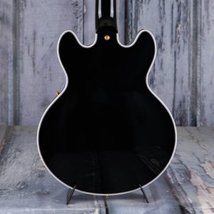 Gibson Custom Shop CS-356 Semi-Hollowbody Electric Guitar, Ebony, back closeup