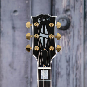 Gibson Custom Shop CS-356 Semi-Hollowbody Electric Guitar, Ebony, front headstock