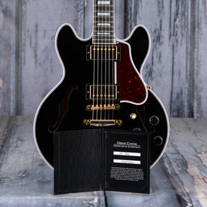 Gibson Custom Shop CS-356 Semi-Hollowbody Electric Guitar, Ebony, coa
