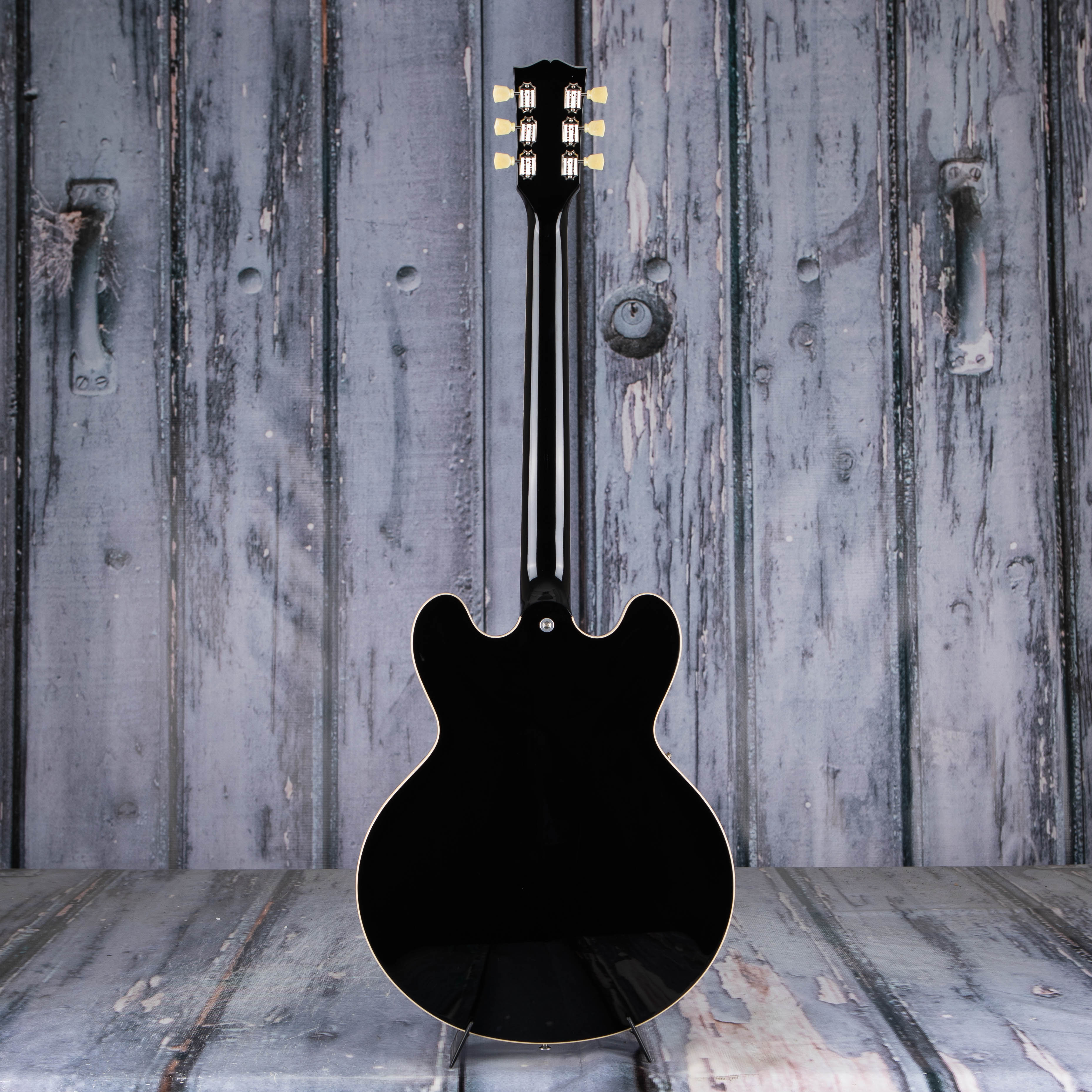 Gibson USA ES-335 Left-Handed Semi-Hollowbody Guitar, Vintage Ebony, back
