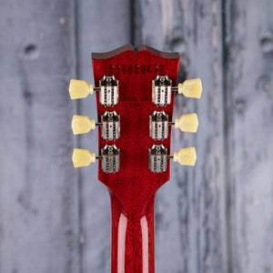 Gibson USA Les Paul Standard '50s Left-Handed Electric Guitar, Heritage Cherry Sunburst, back closeup