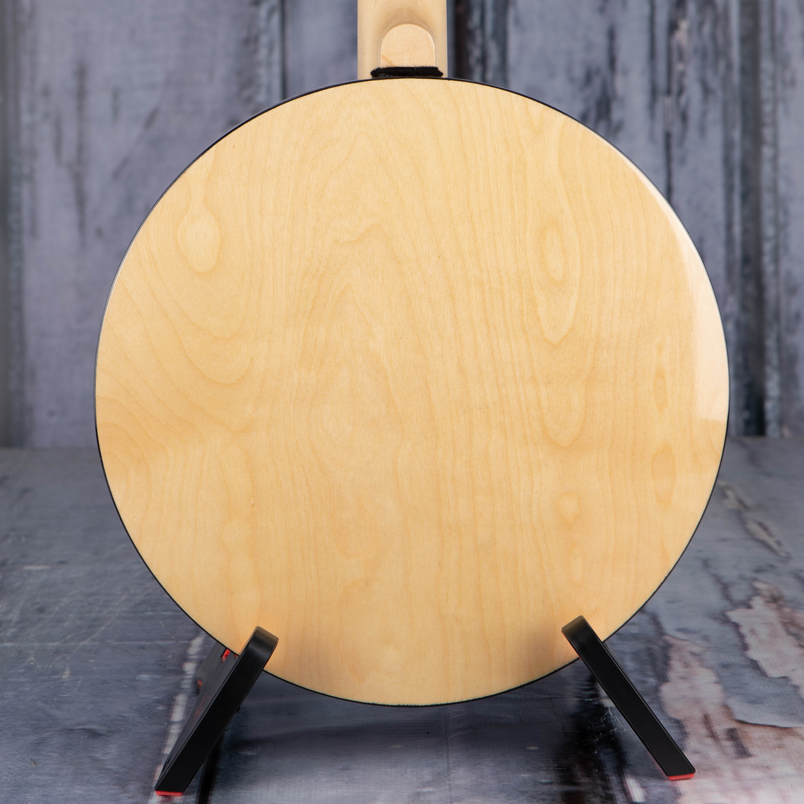 Gold Tone CC-100R Cripple Creek Resonator Banjo, Natural Gloss, back closeup