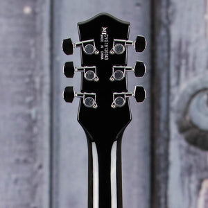 Gretsch G5222 Electromatic Double Jet BT W/ V-Stoptail Electric Guitar, Aged Natural, back headstock