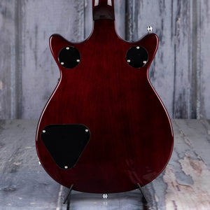 Gretsch G5222 Electromatic Double Jet BT W/ V-Stoptail Electric Guitar, Walnut Stain, back closeup