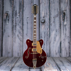 Gretsch G5422G-12 Electromatic Classic Hollowbody Double-Cut 12-String W/ Gold Hardware Electric Guitar, Walnut Stain, front