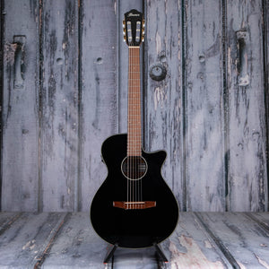 Ibanez AEG50N Classical Acoustic/Electric Guitar, Black High Gloss, front