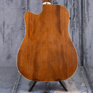 Ibanez AWFS300CE Acoustic/Electric Guitar, Open Pore Semi-Gloss, back closeup