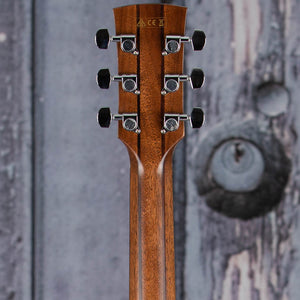Ibanez AWFS300CE Acoustic/Electric Guitar, Open Pore Semi-Gloss, back headstock