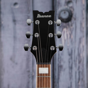 Ibanez AX120 Electric Guitar, Metallic Light Blue, front headstock