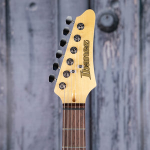 Ibanez AZES31 AZ Standard Electric Guitar, Ivory, front headstock
