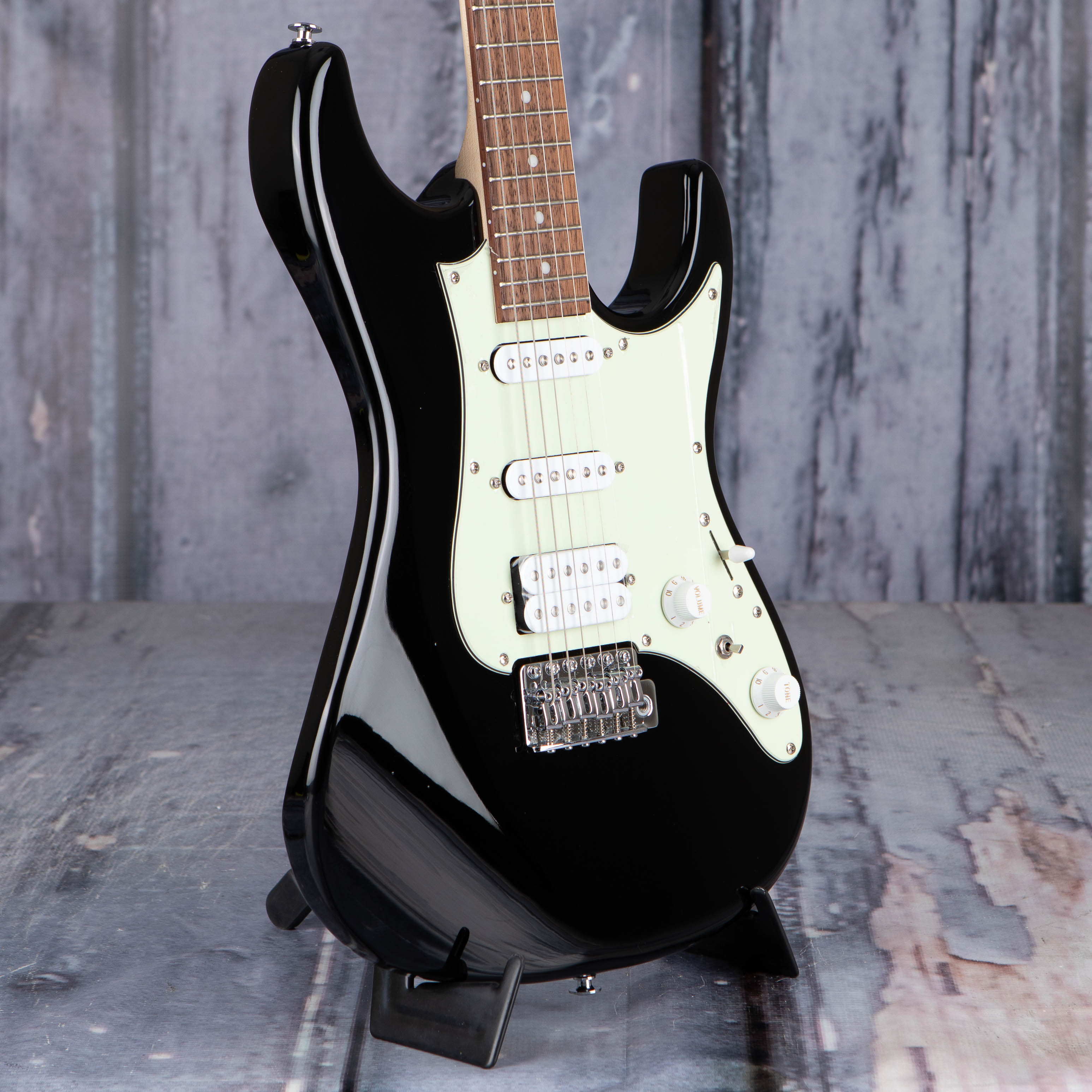 Ibanez AZES40 AZ Standard Electric Guitar, Black, angle