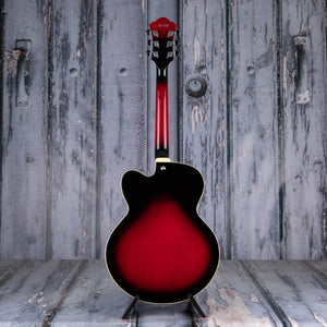 Ibanez Artcore AF75 Hollowbody Guitar, Transparent Red Sunburst, back