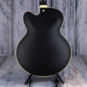 Ibanez Artcore AF75G-02 Hollowbody Guitar, Black Flat, back closeup