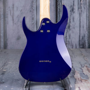 Ibanez GRGM21 miKro Electric Guitar, Jewel Blue, back closeup