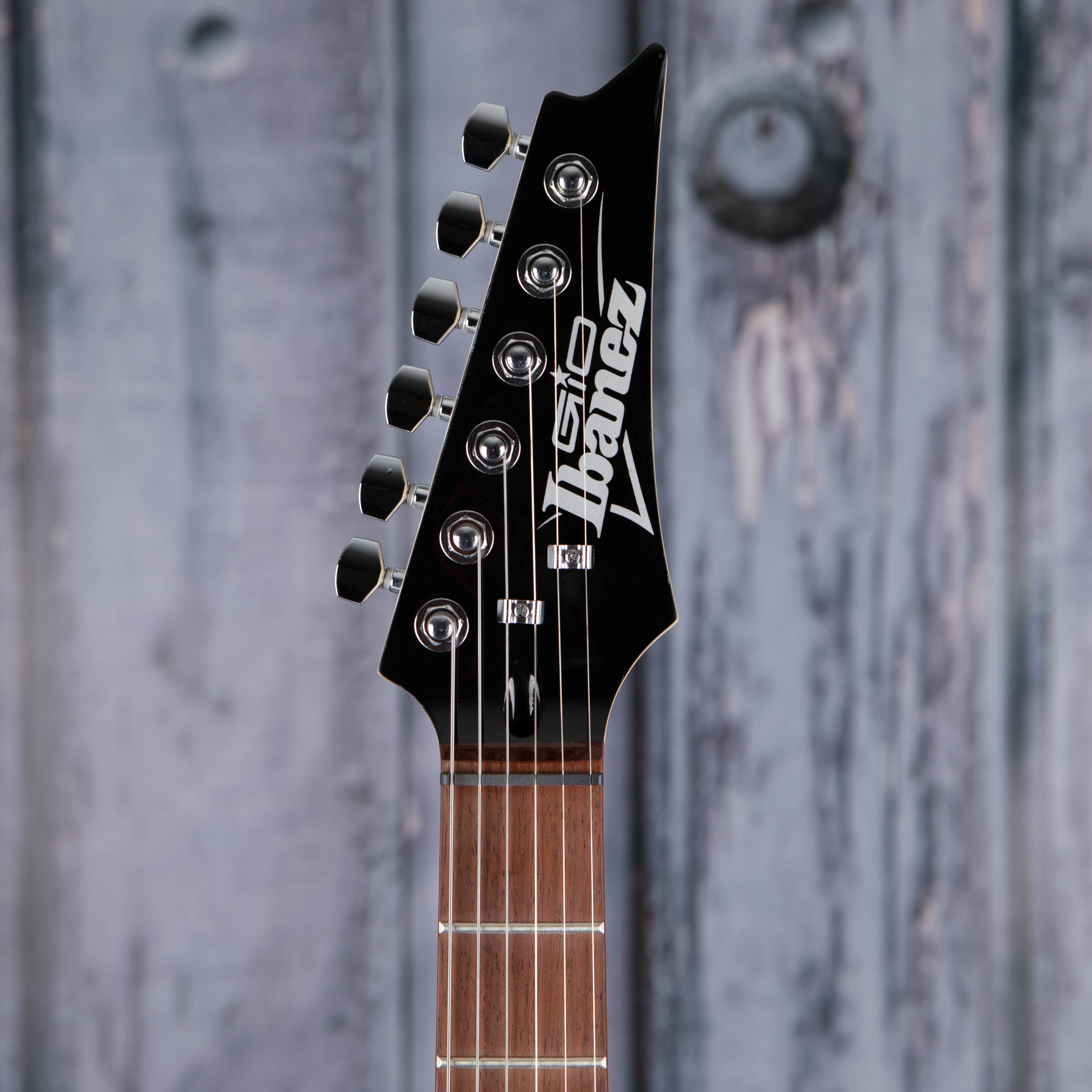 Ibanez Gio GRX70QA Electric Guitar, Sunburst, front headstock