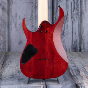 Ibanez RG7421PB 7-String Electric Guitar, Saphhire Blue Flat, back closeup