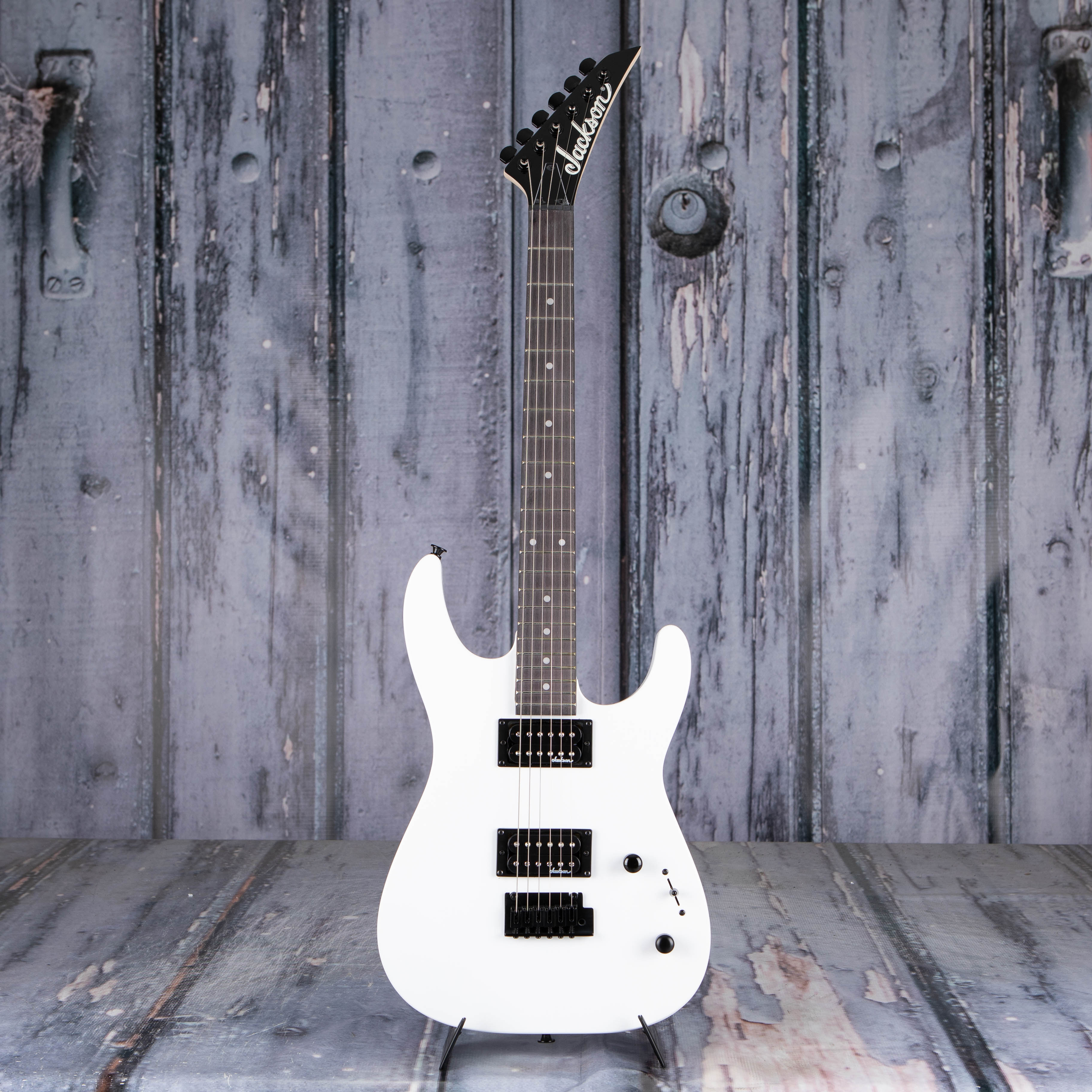 Jackson JS Series Dinky JS11 Electric Guitar, Snow White, front