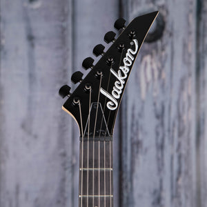 Jackson JS Series Dinky JS12 Electric Guitar, Gloss Black, front headstock