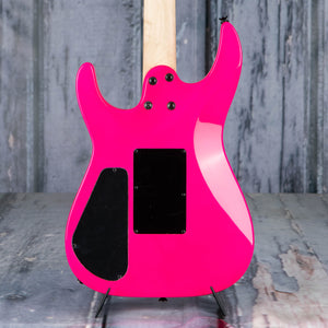 Jackson X Series Dinky DK3XR HSS Electric Guitar, Neon Pink, back closeup