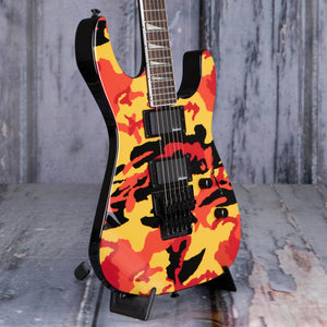 Jackson X Series Soloist SLX DX Camo Electric Guitar, Multi-Color Camo, angle