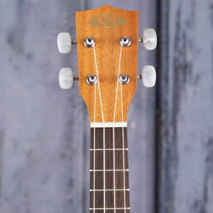 Kala KA-15C Satin Mahogany Concert Ukulele, Mahogany, front headstock