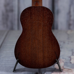 Kala KA-15S-H2 Hawaiian Islands Satin Mahogany Soprano Ukulele, Natural, back closeup