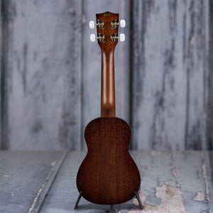 Kala KA-15S-H2 Hawaiian Islands Satin Mahogany Soprano Ukulele, Natural, back