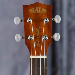 Kala KALA-LTP-C-ERB Learn To Play Elvis Concert Ukulele, Rockabilly, front headstock