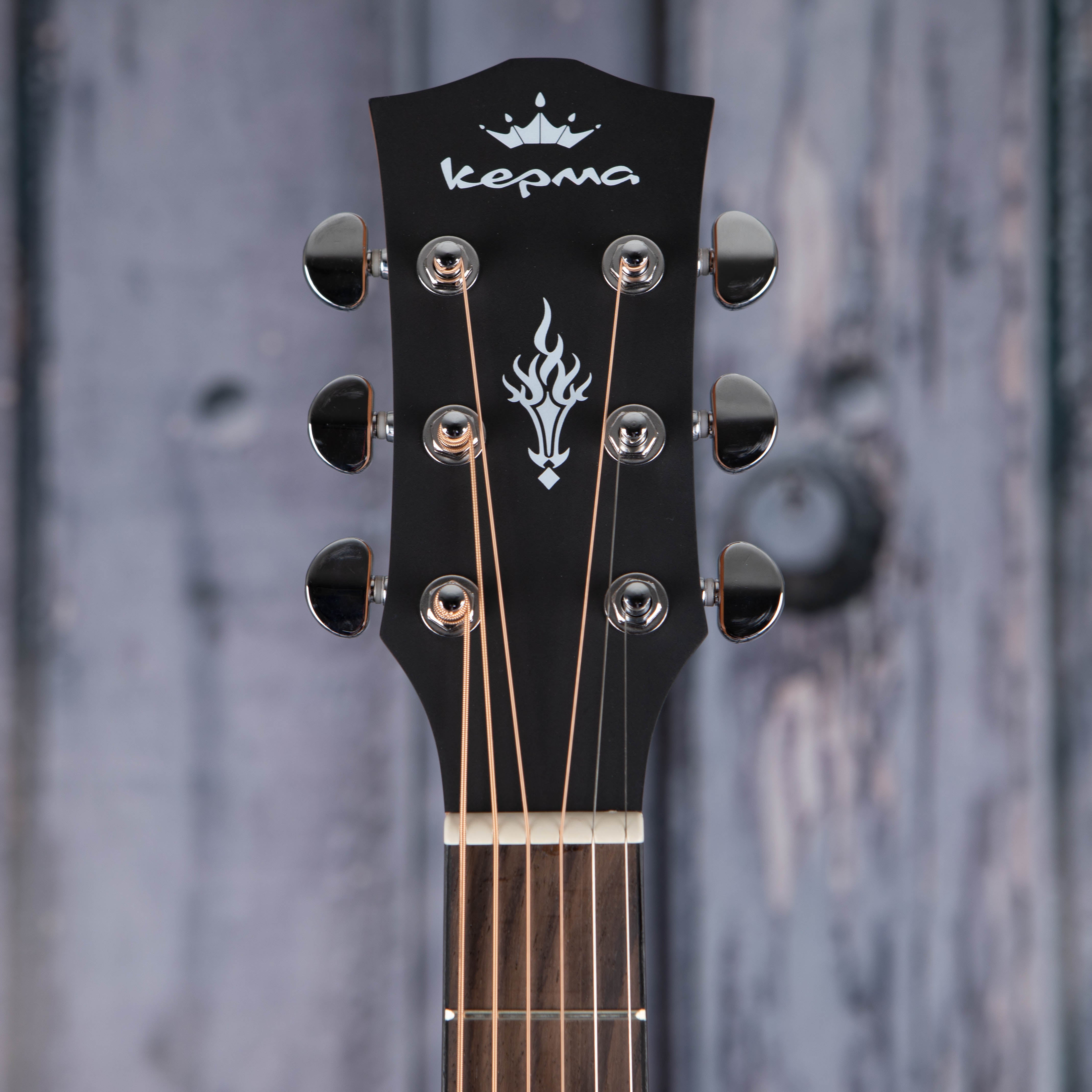 Kepma K3 Series GA3-130 Grand Auditorium Guitar, Natural, front headstock