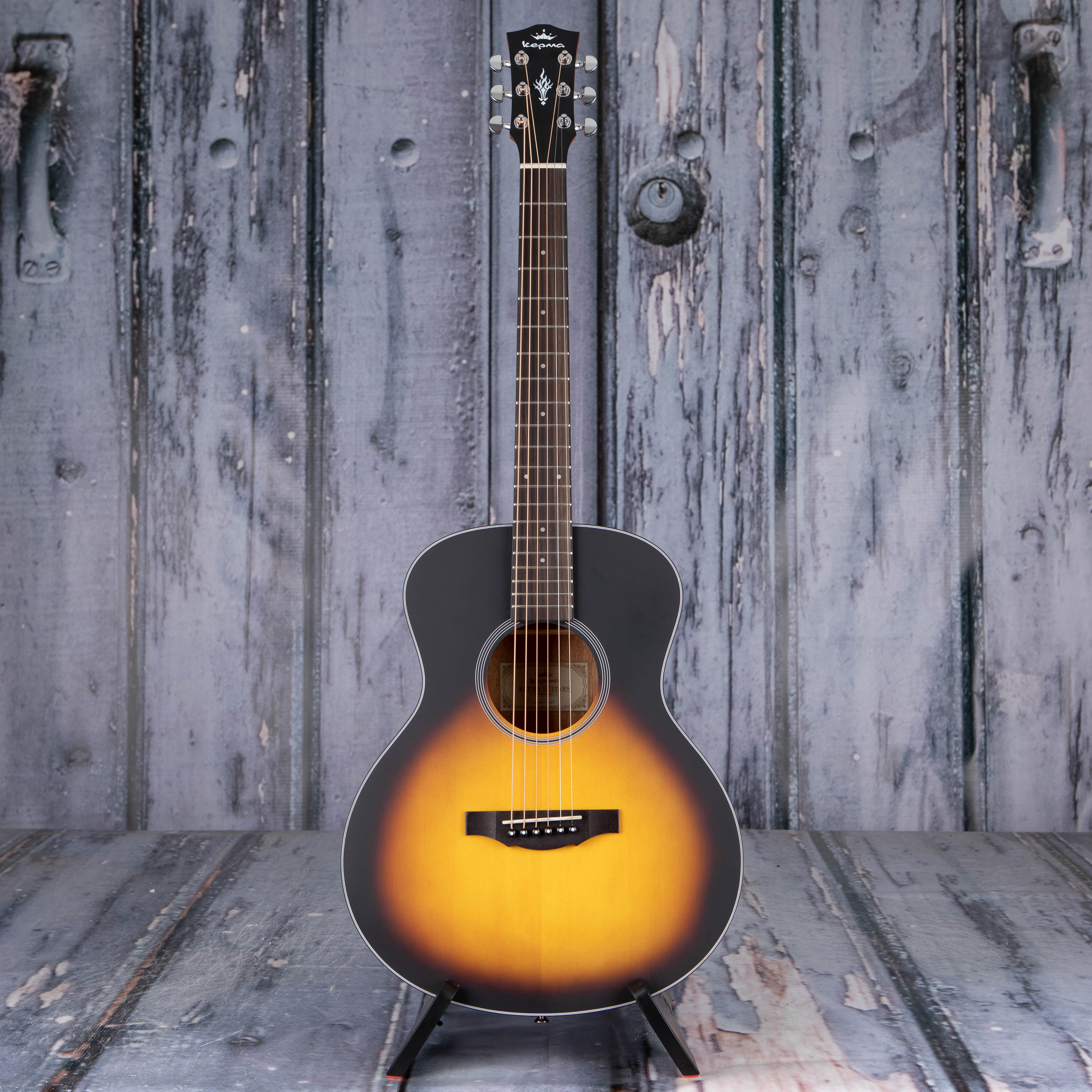 Kepma K3 Series M3-130 Mini 36" Model Acoustic Guitar, Sunburst, front