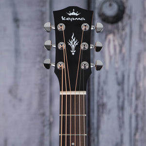 Kepma K3 Series M3-130 Mini 36" Model Acoustic Guitar, Sunburst, front headstock