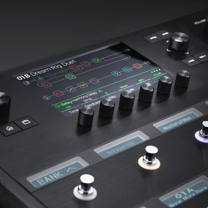 Line 6 Helix Floor Flagship HX Modeling Guitar Processor, closeup