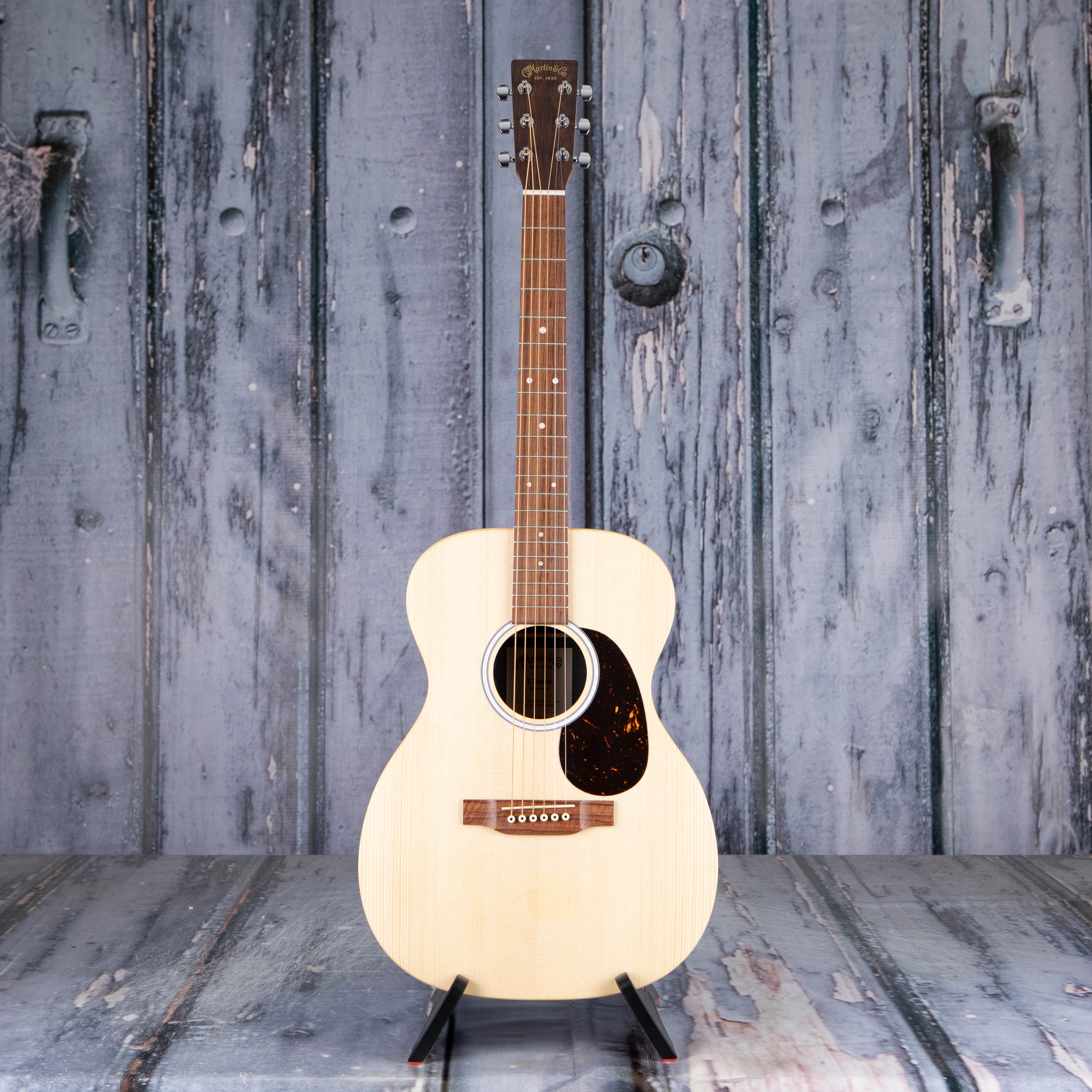 Martin 00-X2E-01 Acoustic/Electric Guitar, Natural, front