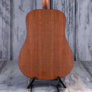 Martin D-X1E-04 Acoustic/Electric Guitar, Natural, back closeup