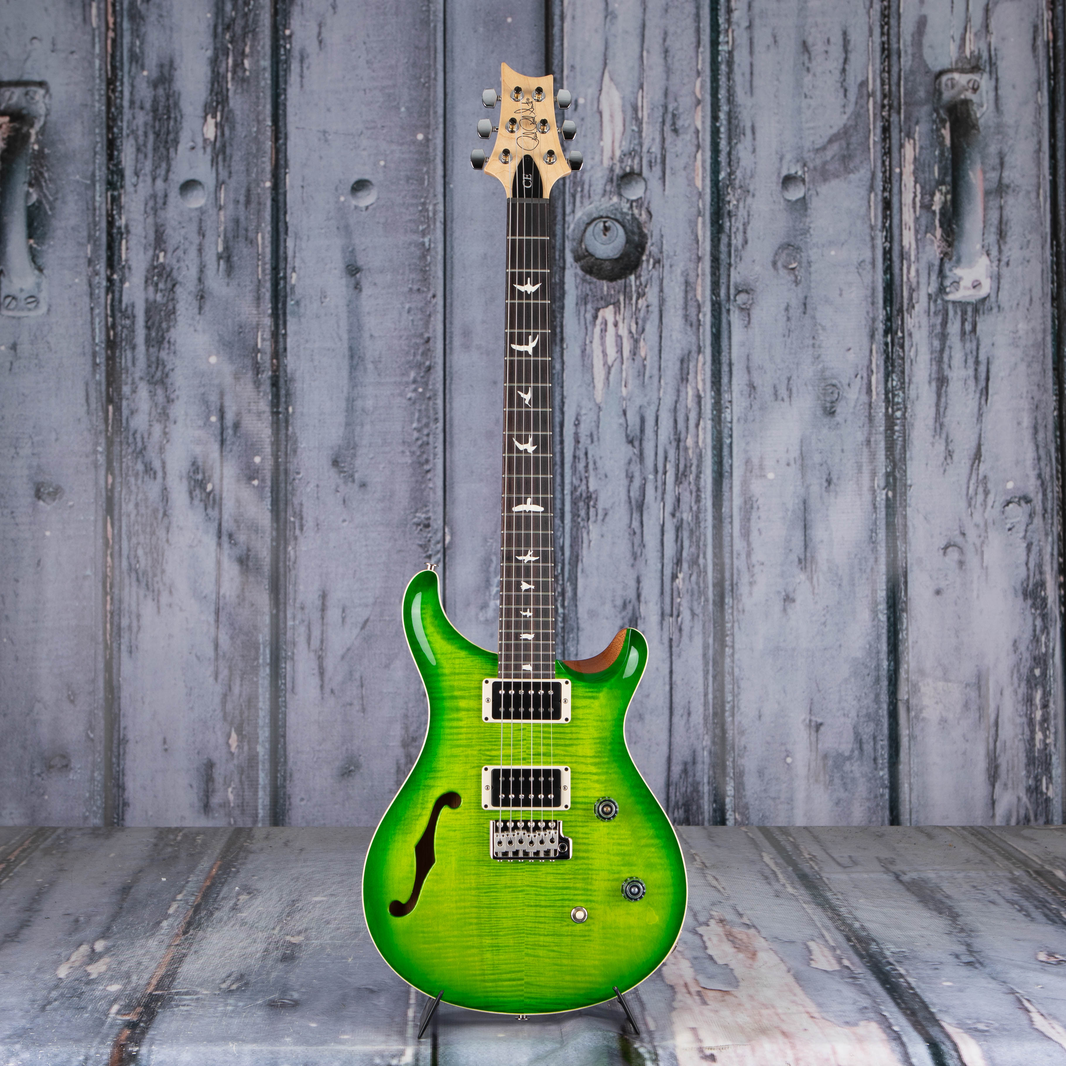 Paul Reed Smith CE24 Semi-Hollowbody Guitar, Eriza Verde, front