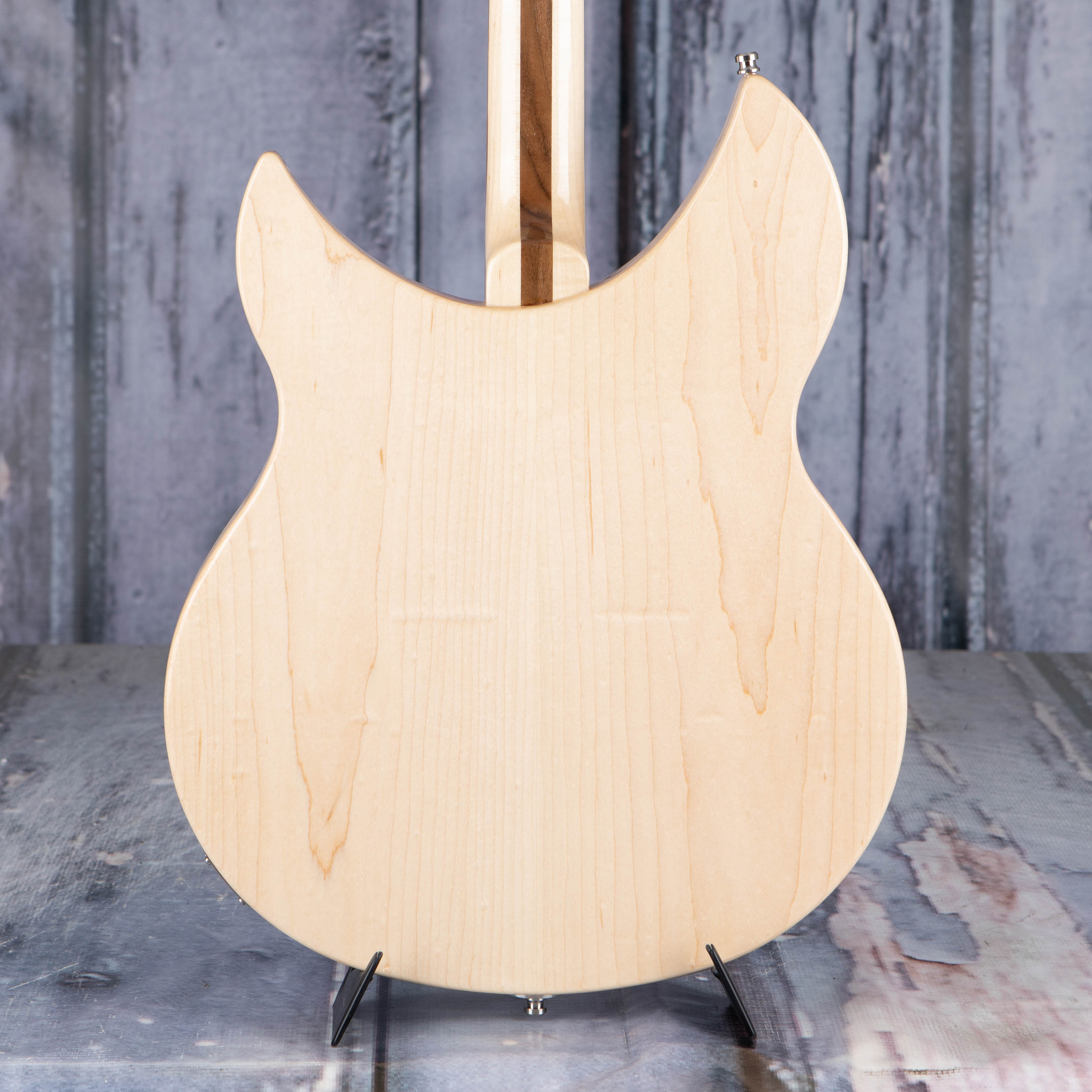Rickenbacker 330/12MG Thinline Semi-Hollowbody Guitar, Mapleglo, back closeup