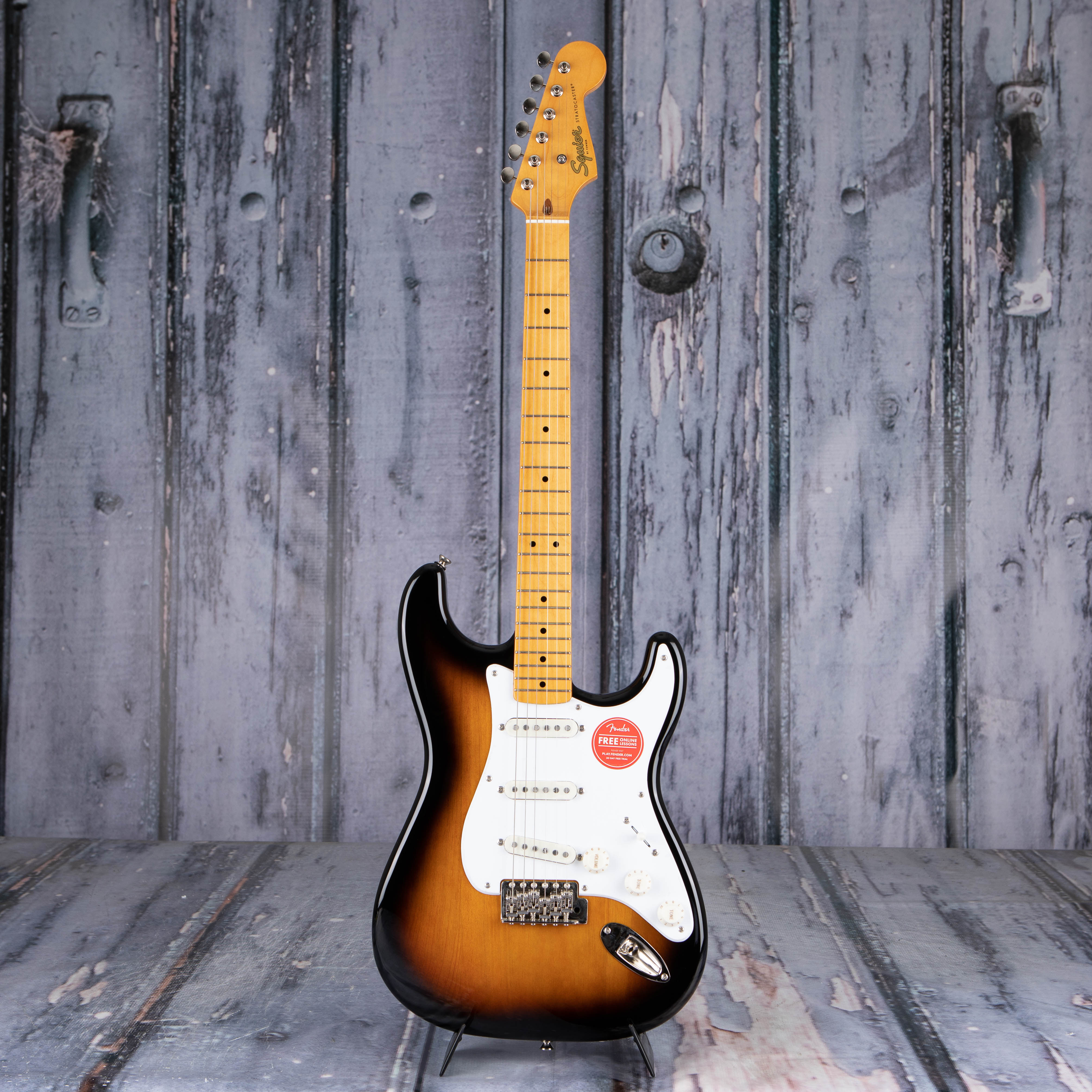 Squier Classic Vibe '50s Stratocaster Electric Guitar, 2-Color Sunburst, front