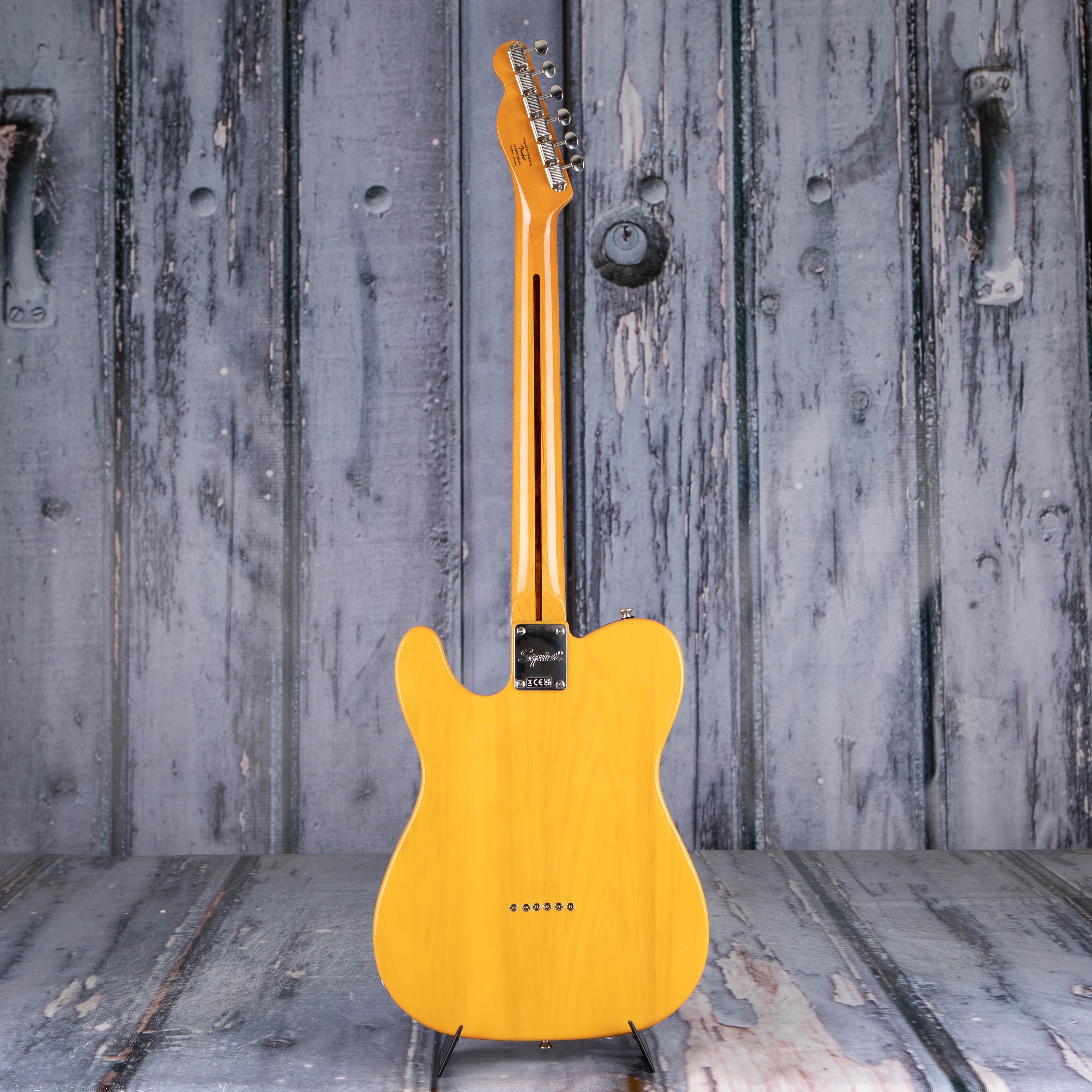 Squier Classic Vibe '50s Telecaster Electric Guitar, Butterscotch Blonde, back