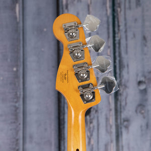 Squier Classic Vibe '60s Jazz Bass Guitar, 3-Color Sunburst, back headstock