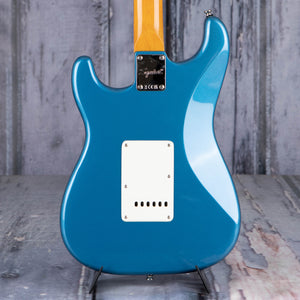 Squier Classic Vibe '60s Stratocaster Electric Guitar, Lake Placid Blue, back closeup
